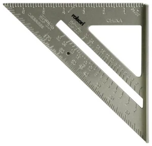 15.2cm (150mm) Aluminio Rafter Ángulo Cuadrado-50855 - Imagen 1 de 2