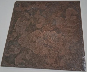 1 Stück rote Schiefer Steinoptik rostige Keramik Wandfliese 6" x 5 7/8" Techno Gres - Bild 1 von 5