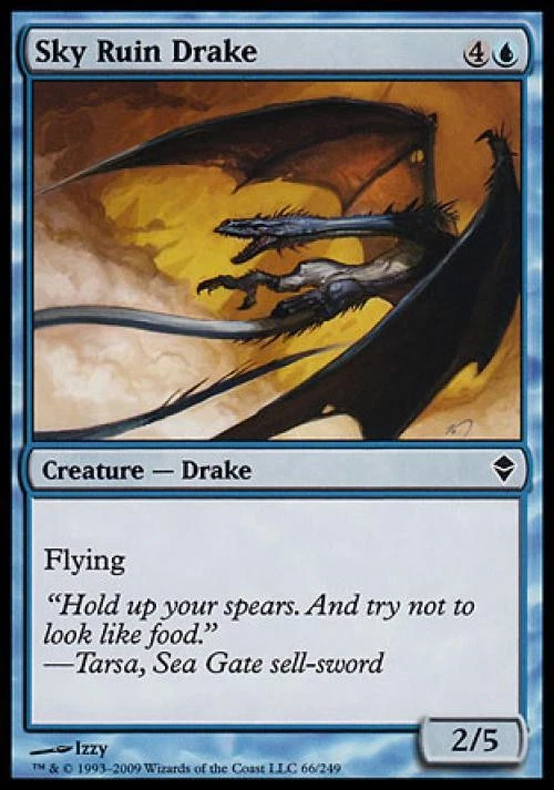 Sky Ruin Drake - Medium Play MTG Zendikar - Image 1 of 1