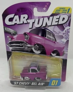 CAR TUNED - SERIES 1- ‘57 CHEVY BEL AIR #01 - MAGENTA Color - Hobby Exclusive - Picture 1 of 5