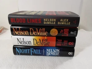 Nelson DeMille Lot of 4 (See Photos for Titles) HCDJ/ !stED ~ Unread - Bild 1 von 5
