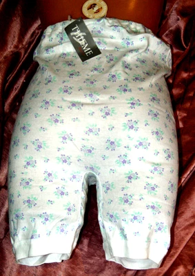 Neu! Höschen Langbeinslip Unterhose Schlüpfer Cotton weiß - flieder THIEME 50 - Bild 1 von 4