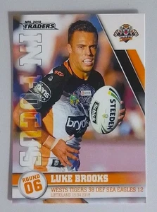 2018 NRL Traders Player in Focus Card Luke Brooks Wests Tigers 86 Of 106 - Picture 1 of 2