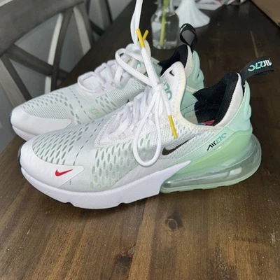 Nike Air Max 270 White Tiffany Blue Shoe Sneakers‎ Women's Sz 7.5  DQ7652-100 - Image 1 of 4