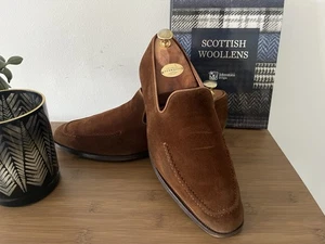 Crockett & Jones Kensington 2 - Mocassino Penny - Snuff Suede - - Foto 1 di 6