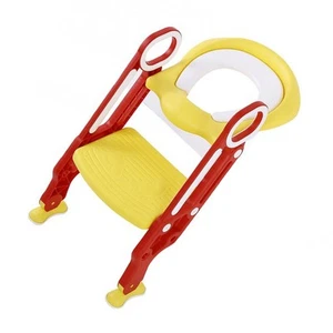 GE (Rot Gelb)Baby Kleinkind Hart Toilette Stuhl Leiter Einstellbare Sicherheit - Bild 1 von 10