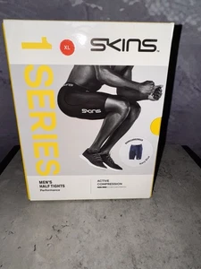 Skins Series 1 Active Compression Half Tight Shorts Mens XL Neutral New box gym  - Picture 1 of 11