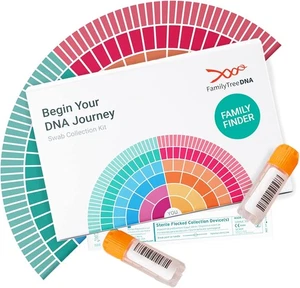 Ancestry & DNA Test Kit FamilyTreeDNA Kit Test a Casa Sblocca il tuo Geografico Ro - Foto 1 di 7