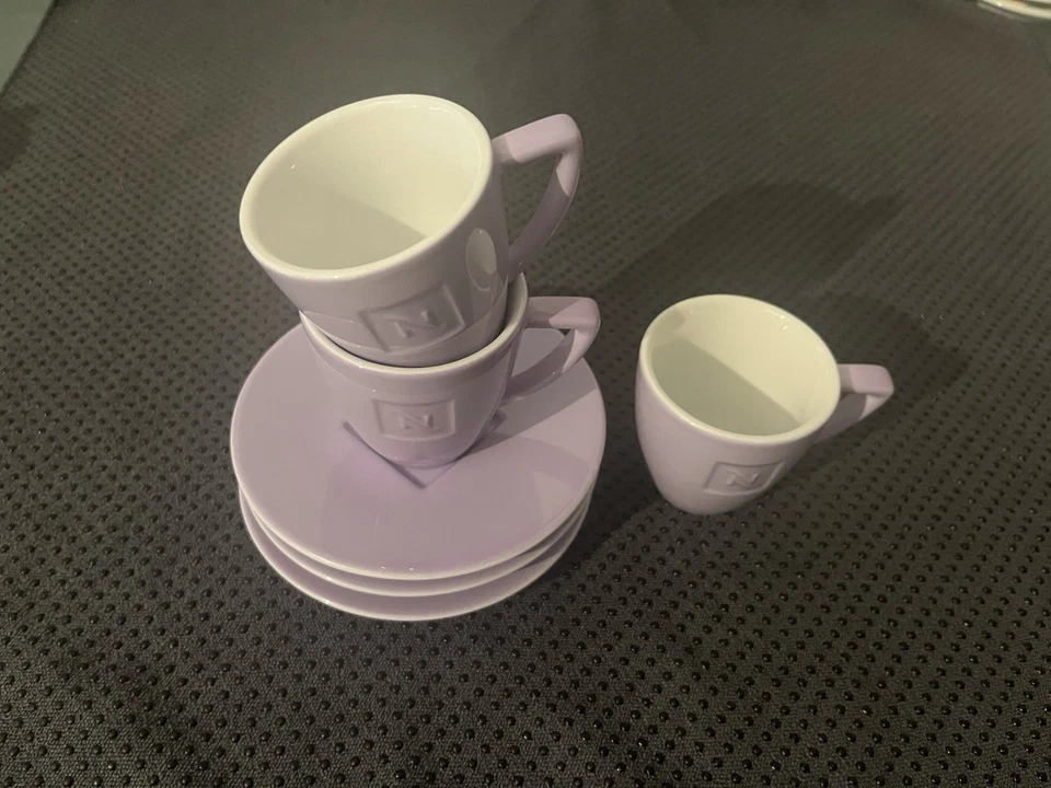 NESPRESSO  Espressotassen  lila  - 3 Stück im Set - Bild 1 von 1