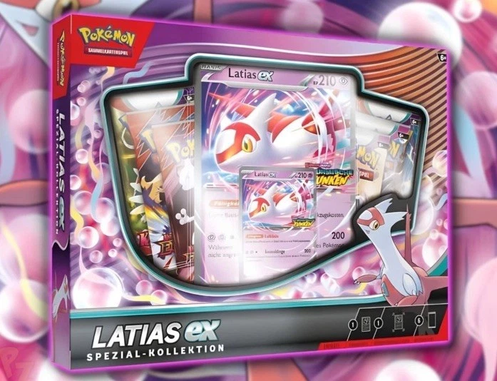 Pokémon Latias EX Spezial Kollektion Deutsch Ewige Rivalen Stürmische Funken - Bild 1 von 1