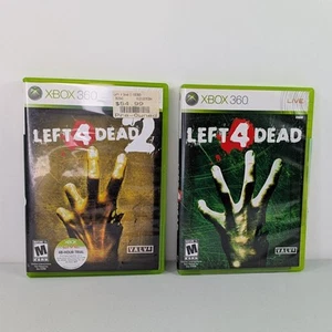 Left 4 Dead 1 & 2 Xbox 360 Video Game Bundle Lot - Tested Working - Picture 1 of 11