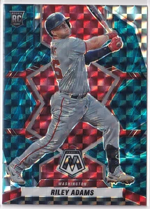 2022 Panini Mosaic Mosaic Genesis #253 Riley Adams RC - Foto 1 di 1