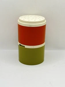 Juego de 2 cocteleras apilables vintage Tupperware 1308 naranja verde - Imagen 1 de 12