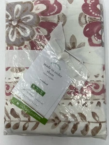 Pottery Barn lila wendbarer Bio-Perkal Schein Standard rosa Multi _ Neu mit Etikett _ TK - Bild 1 von 3