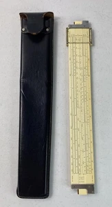 Vintage Keuffel & Esser Rechenschieber N4081-3 Log Log Duplex Decitrig USA 1947 Etui - Bild 1 von 11