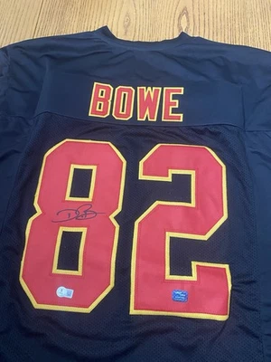 Camiseta deportiva Dwayne Bowe Kansas City Chiefs #82 autografiada/firmada certificado de autenticidad Beckett Foto 1 de 4