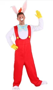 Adult’s Official Who Framed Roger Rabbit Fancy Dress Costume BNWT Halloween - Picture 1 of 11