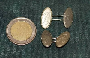 VINTAGE GEMELLI UOMO  MONOGRAMMATI [GB] - Picture 1 of 1