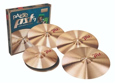 Juego de platillos Paiste PST7 LIGHT/SESSION/Paiste gratis 16" Crash/Modelo # 170SS16 Foto 1 de 4