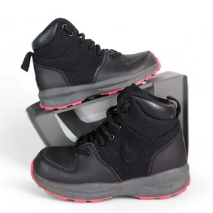 Nike Manoa ACG Outdoor High Top Boots Black / Hyper Pink 859413-006 Toddler 11C - Picture 1 of 12