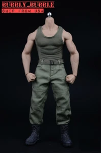 1/6 Weste & grüne Hose für M34 M35 Worldbox AT027 12" männliche Figur Ganghood ☆USA☆ - Bild 1 von 6