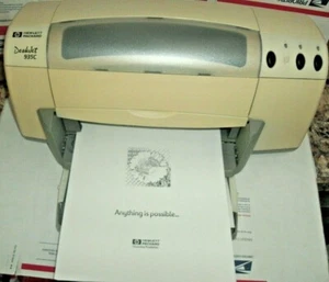 HP Deskjet 930 series 935C Standard Inkjet Printer & power Cable Works - Picture 1 of 6
