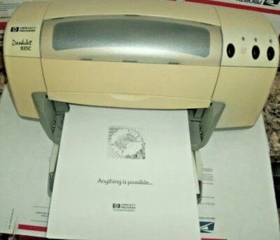 HP Deskjet 930 series 935C Standard Inkjet Printer & power Cable Works  - Image 1 of 4