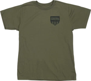 Moose Racing Medium Olive Youth Salute T-Shirt - Picture 1 of 1