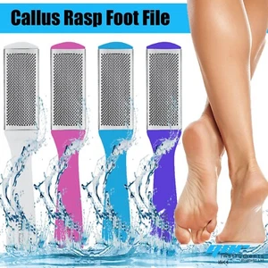 Stainless Steel Foot File Scraper Grater Pedicure Rasp Callus Remover Tool - Picture 1 of 27