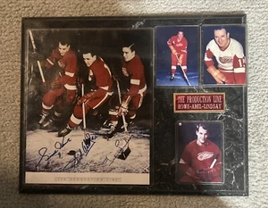 Hockey Picture Collage. Production Line. Howe, Abel And Lindsay - Picture 1 of 9
