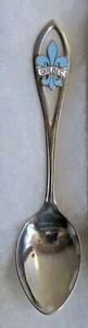 #414) SILVER PLATED TEA SPOON QUEBEC PROVINCE AND TERRITORY OF CANADA - Picture 1 of 2