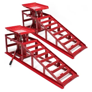 Auffahrrampe 2Stück hydraulisch Wagenheber 2000kg Rampe Verladerampe - Bild 1 von 6