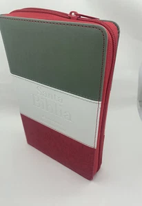 Biblia RVR60 Letra Grande Tamaño manual , Indice y Cierre tres colores 12 punto - Picture 1 of 7