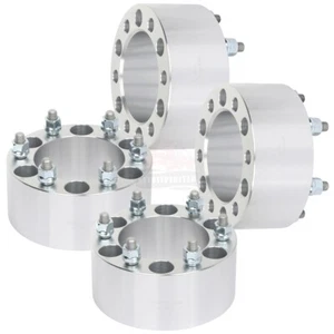 3" 6x5.5 12x1.5 Studs Wheel Spacers For Toyota Land Cruiser Pickup Tacoma - Picture 1 of 10
