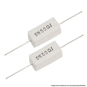 Pack of 4 - Resistors 5W Watt 5% Wirewound Ceramic Cement - USA Free Shipping! - Picture 1 of 1
