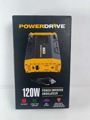 PowerDrive 120 Watt Power Inverter PWD120W (8577) - Image 1 of 4