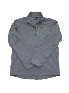 Chaqueta de nailon Outdoor Research gris para hombre media cremallera talla M - Imagen 1 de 6