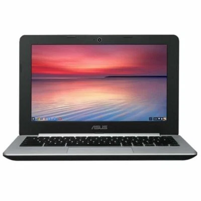 Asus C200M 11.6" Chromebook Laptop 2.16Ghz N2830 CPU 2GB 16GB SSD Wi-Fi - Good - Image 1 of 2