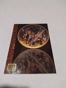 1993 Star Wars Galaxy Series 1 Luke Leia Solo #79 Trading Card Excellent - Picture 1 of 3