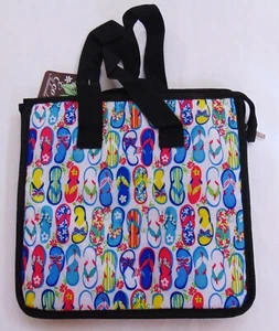 Nuevo con etiquetas Bolso de Mano Eco Islands Aislado Reutilizable Compras Manijas Diseño de Zapatillas - Imagen 1 de 3