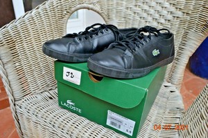 basket lacoste noir homme