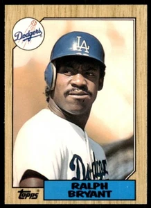 1987 Topps Traded Ralph Bryant . Los Angeles Dodgers #12T - Picture 1 of 2