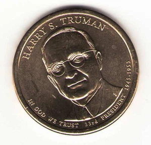 US. 2015-D. Harry S. Truman (1884-1972) 33rd President (1945-1952) UNC. - Bild 1 von 2