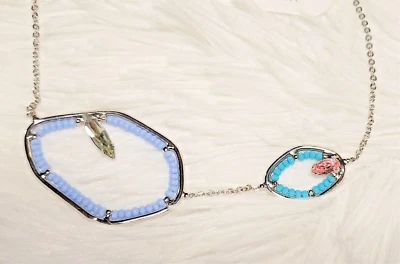 *NUEVO* Y *RETIRADO* ~ Sorrelli ~ "SEARSUCKER" ~ Azul ~ Collar "APHELIA" ~ $140 Foto 1 de 4