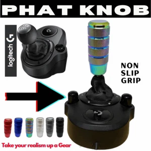Adaptador de metal Logitech G29/G923/G920/G27 pomo de palanca mod + pomo de phat de aluminio - Imagen 1 de 9