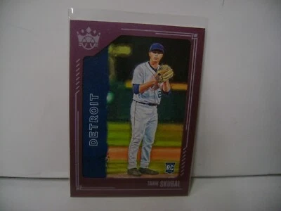 TARIK SKUBAL  2021 PANINI  DIAMOND KINGS #132 FRAMED PLUM SP  ROOKIE - Image 1 of 2