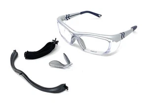 OnGuard Safety OG-225S Eyewear w/Dust Dam Silver Navy 57mm (57-16-135) Medium - Picture 1 of 4