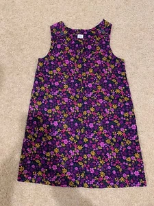 The Gap- Toddler Girls Corduroy Jumper- Size 5t- Floral- Pre-owned - Picture 1 of 2