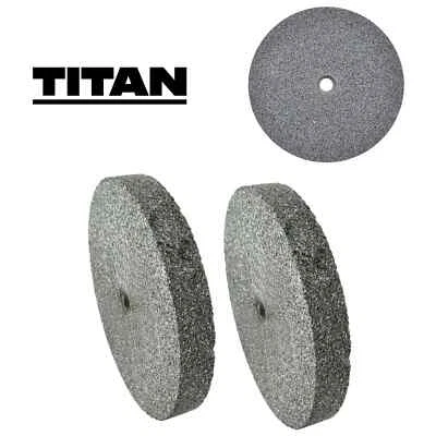 Titan Grinding Wheels Bench Grinder 60 &36 Grit 200mm x 20mm 16mm TTB521GRB