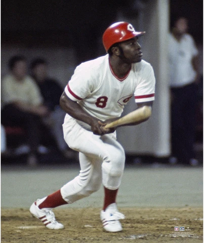 Joe Morgan Cincinnati Reds Unsigned Bats During MLB All-Star Game Photograph Cover
